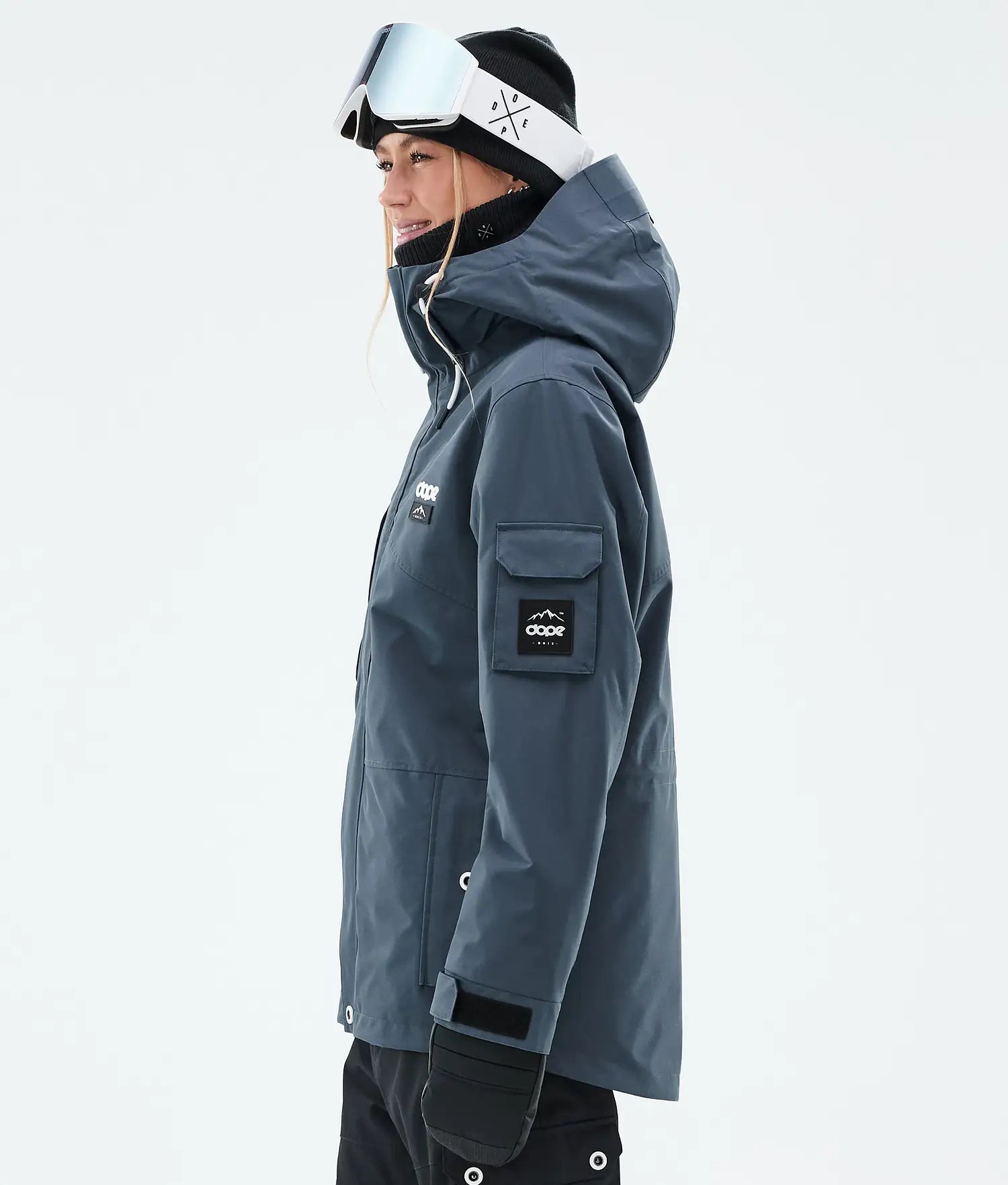 Adept W Snowboard Jacket Women Metal Blue