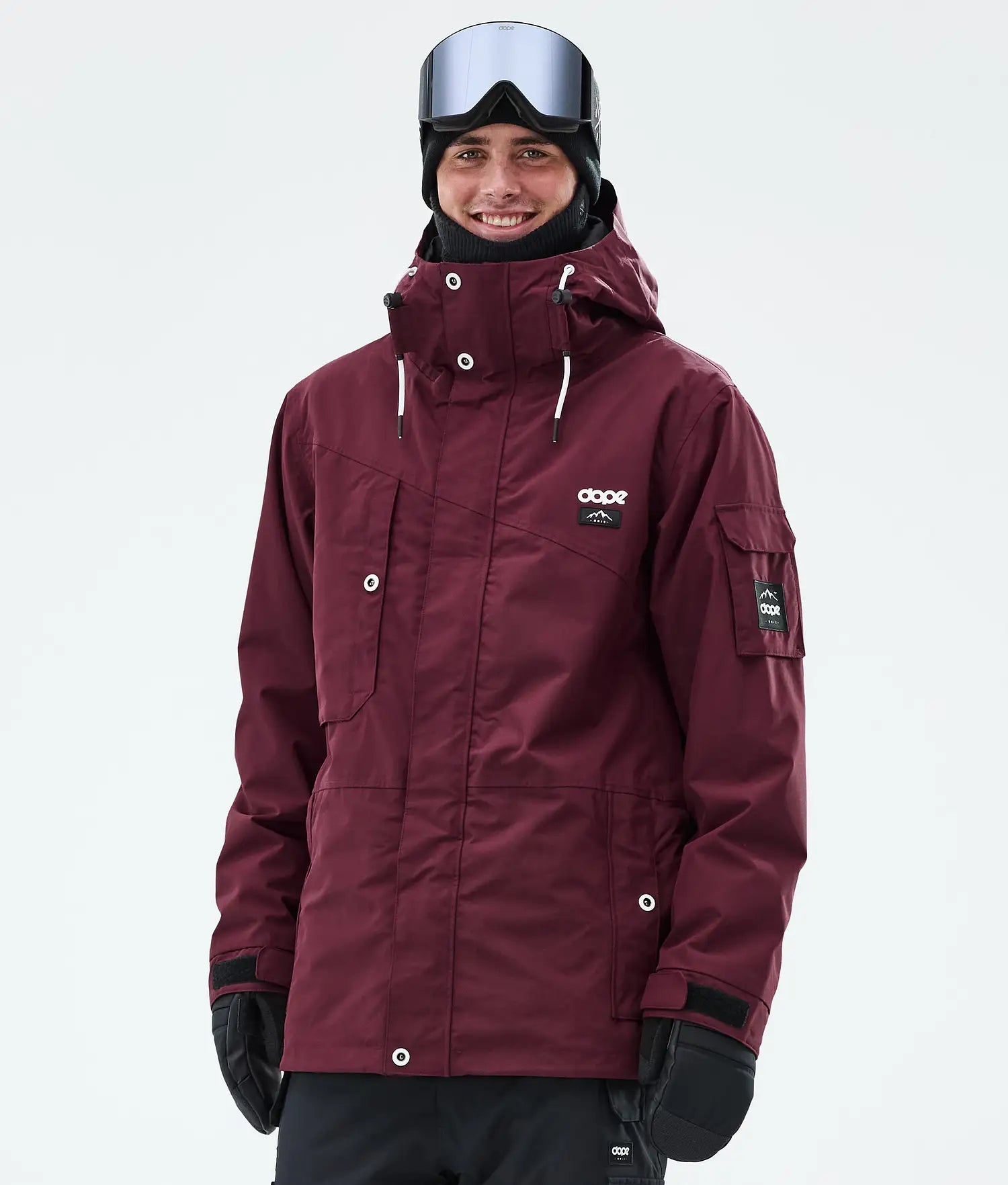 Adept Snowboard Jacket Men Burgundy