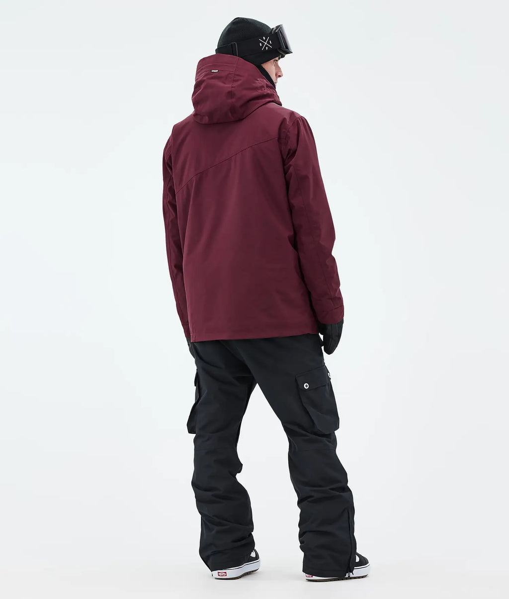 Adept Snowboard Jacket Men Burgundy