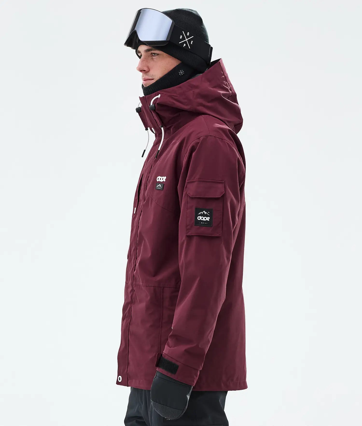 Adept Snowboard Jacket Men Burgundy