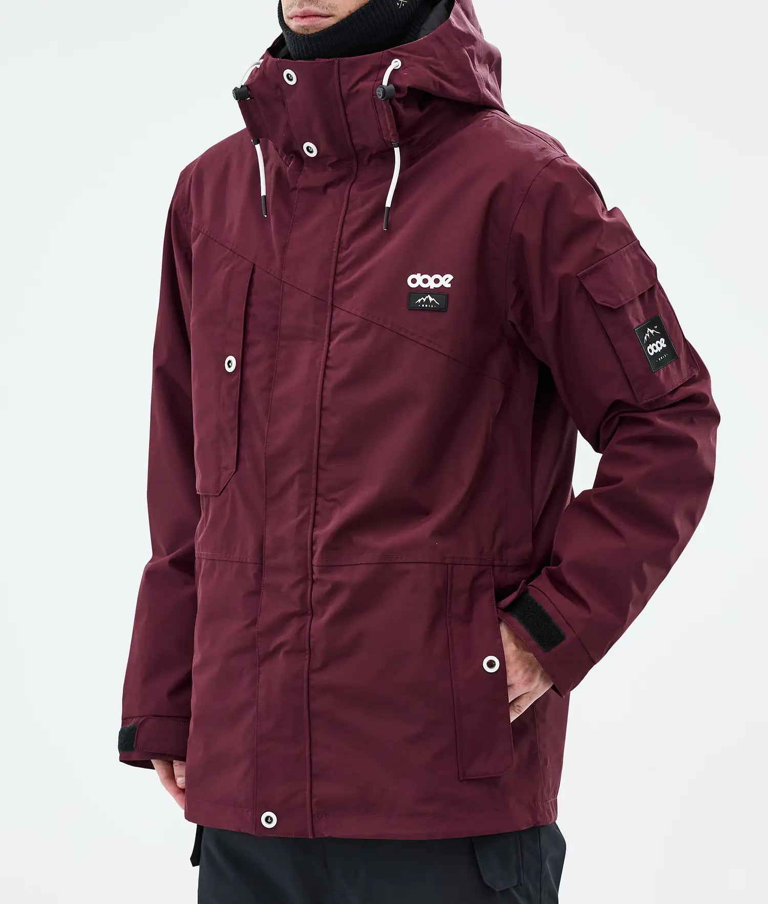Adept Snowboard Jacket Men Burgundy