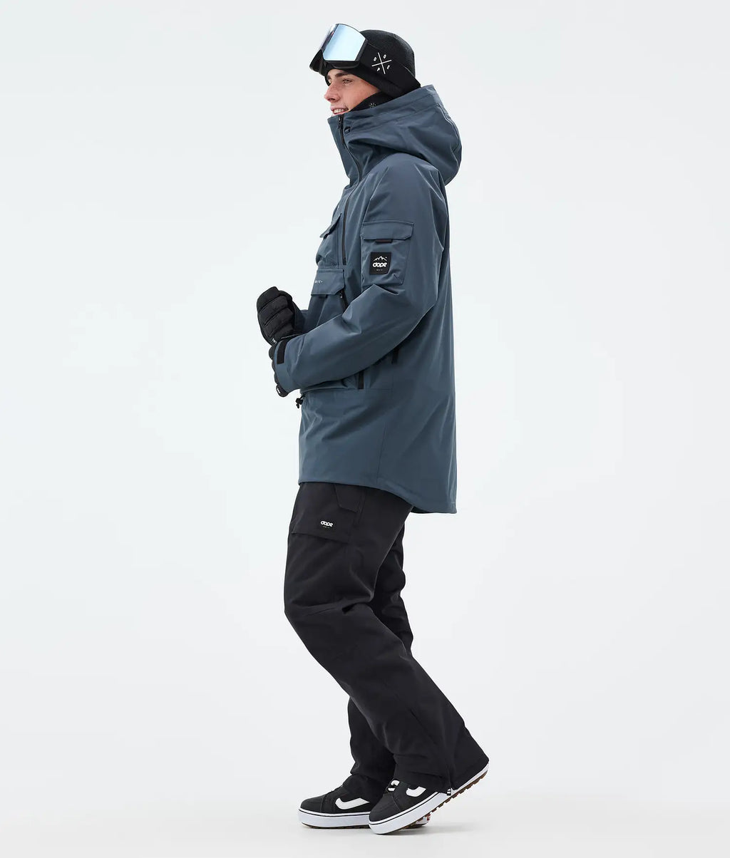 Akin Snowboard Jacket Men Metal Blue