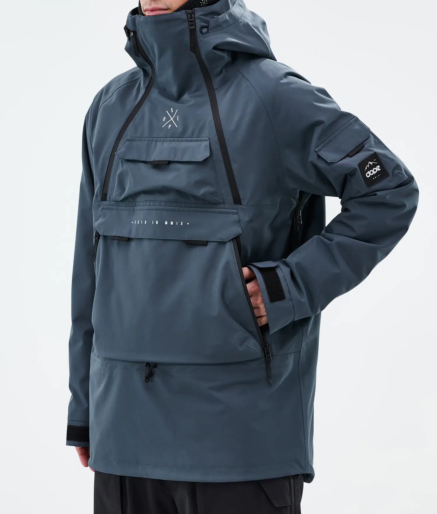 Akin Snowboard Jacket Men Metal Blue