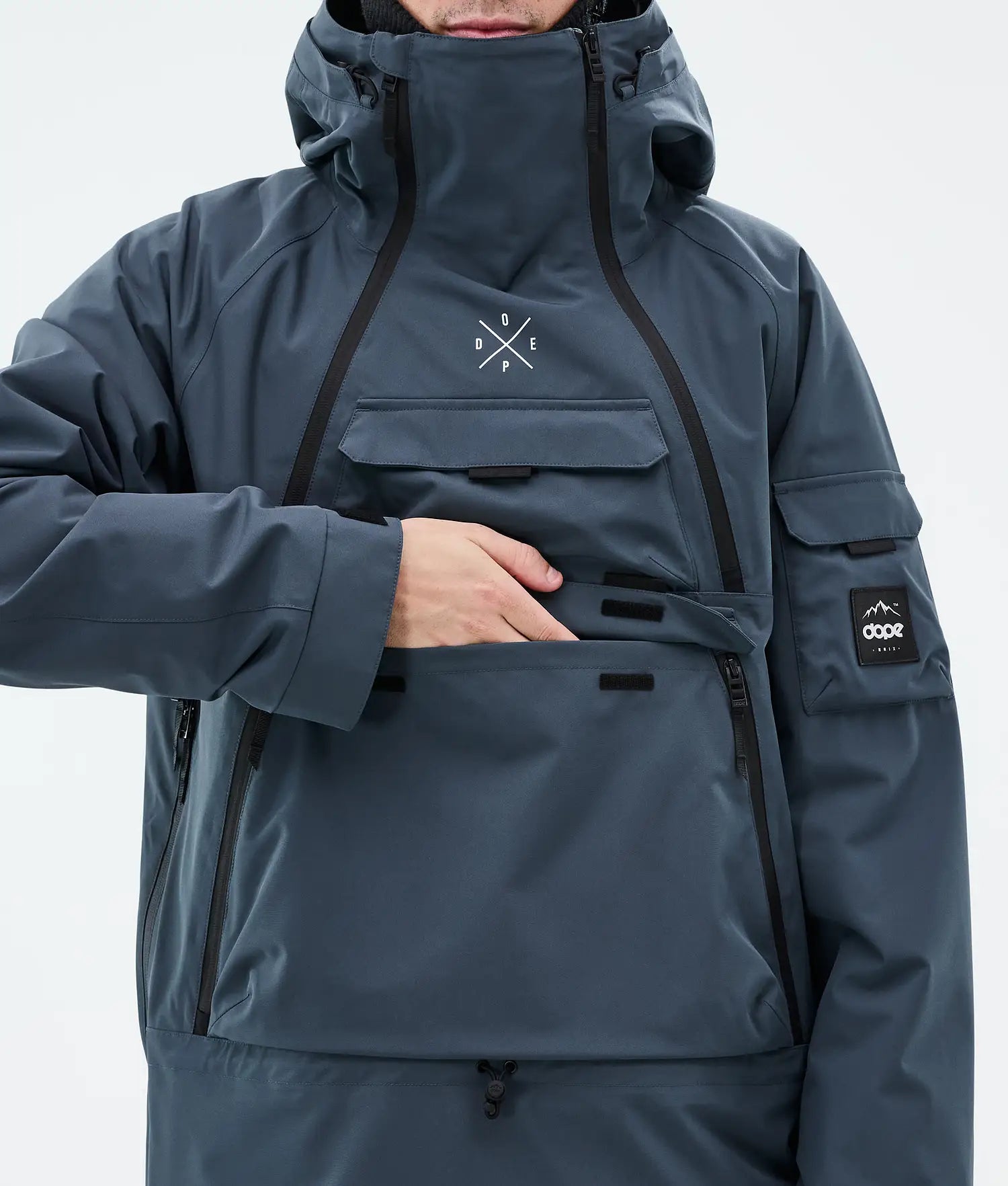 Akin Snowboard Jacket Men Metal Blue