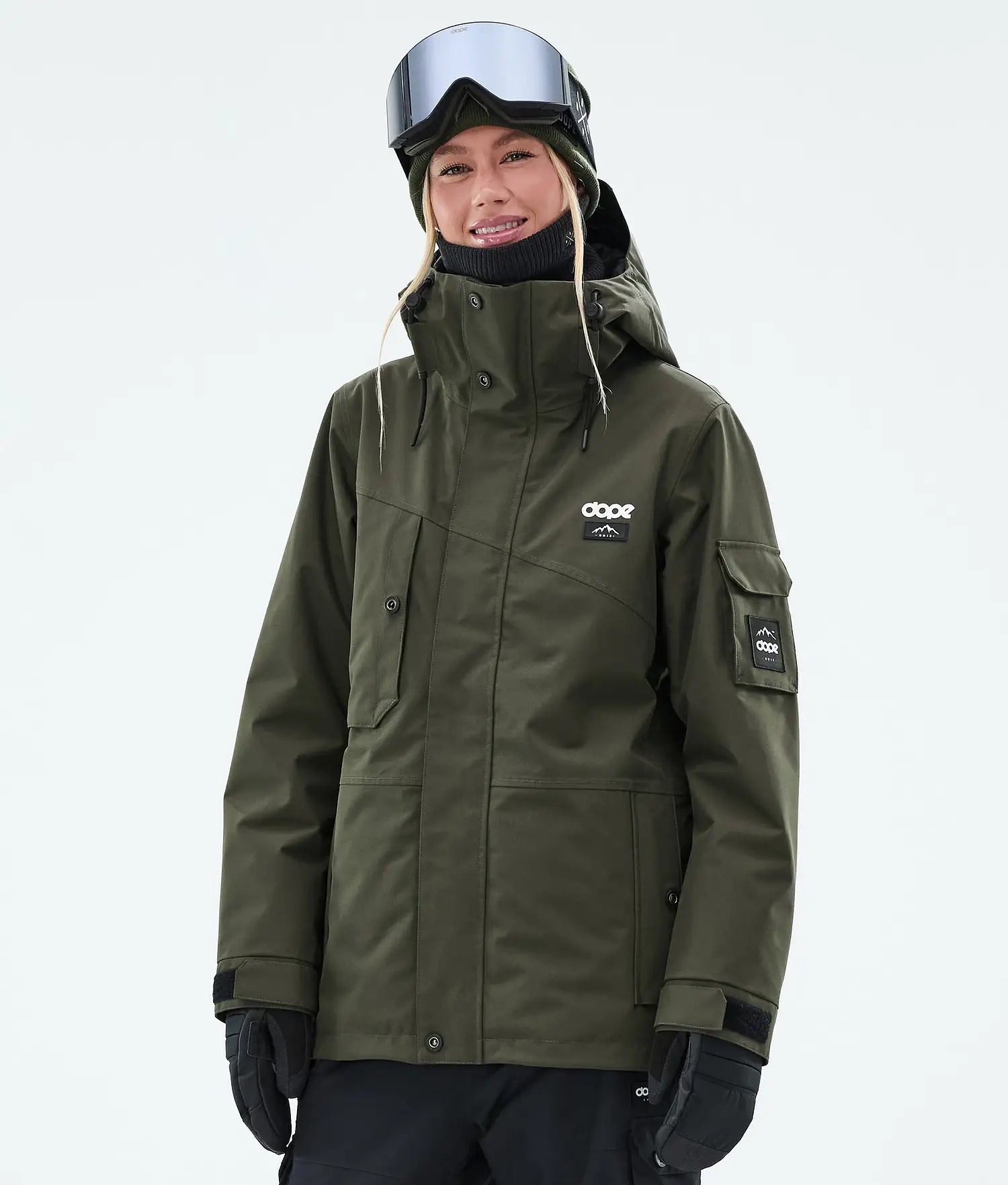 Adept W Snowboard Jacket Women Olive Green