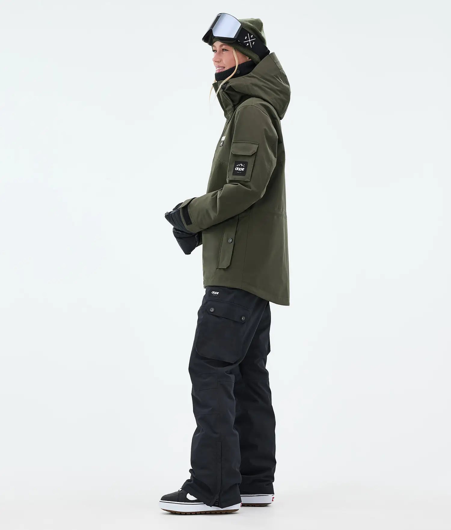 Adept W Snowboard Jacket Women Olive Green
