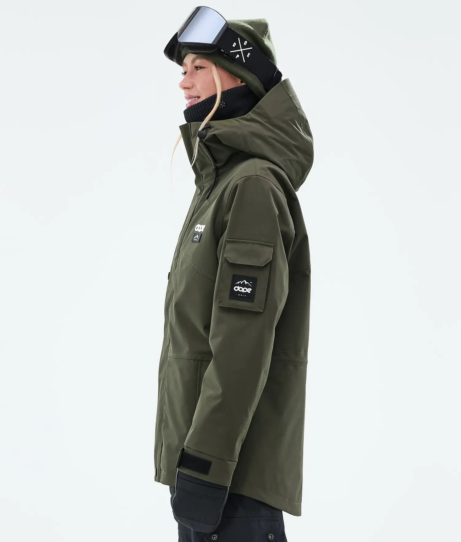 Adept W Snowboard Jacket Women Olive Green