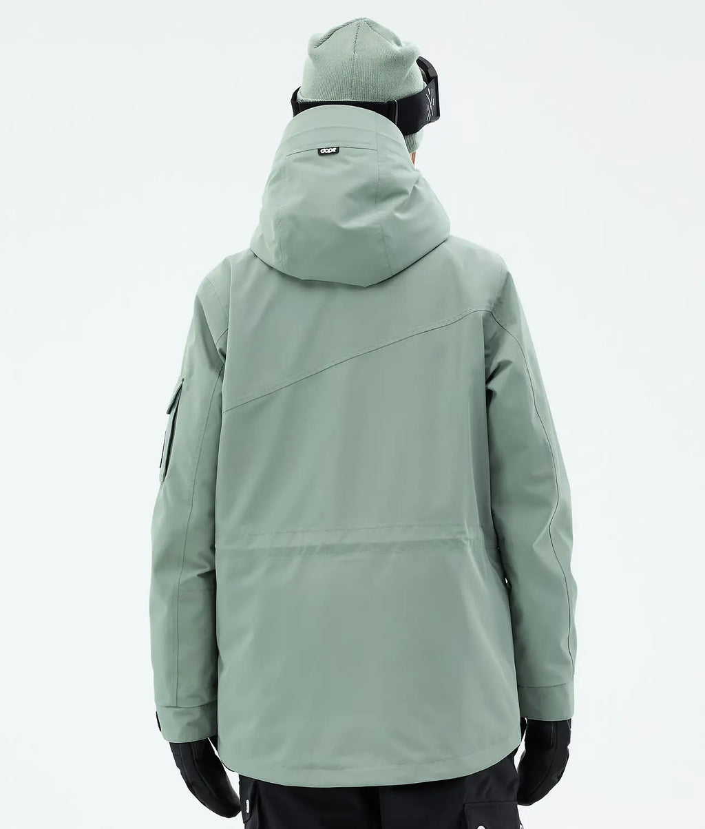 Adept W Snowboard Jacket Women Faded Green