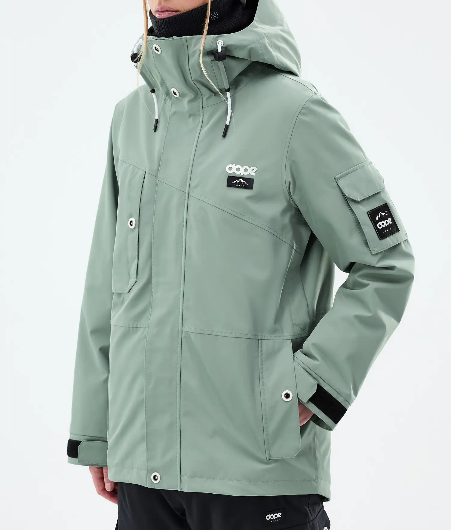 Adept W Snowboard Jacket Women Faded Green
