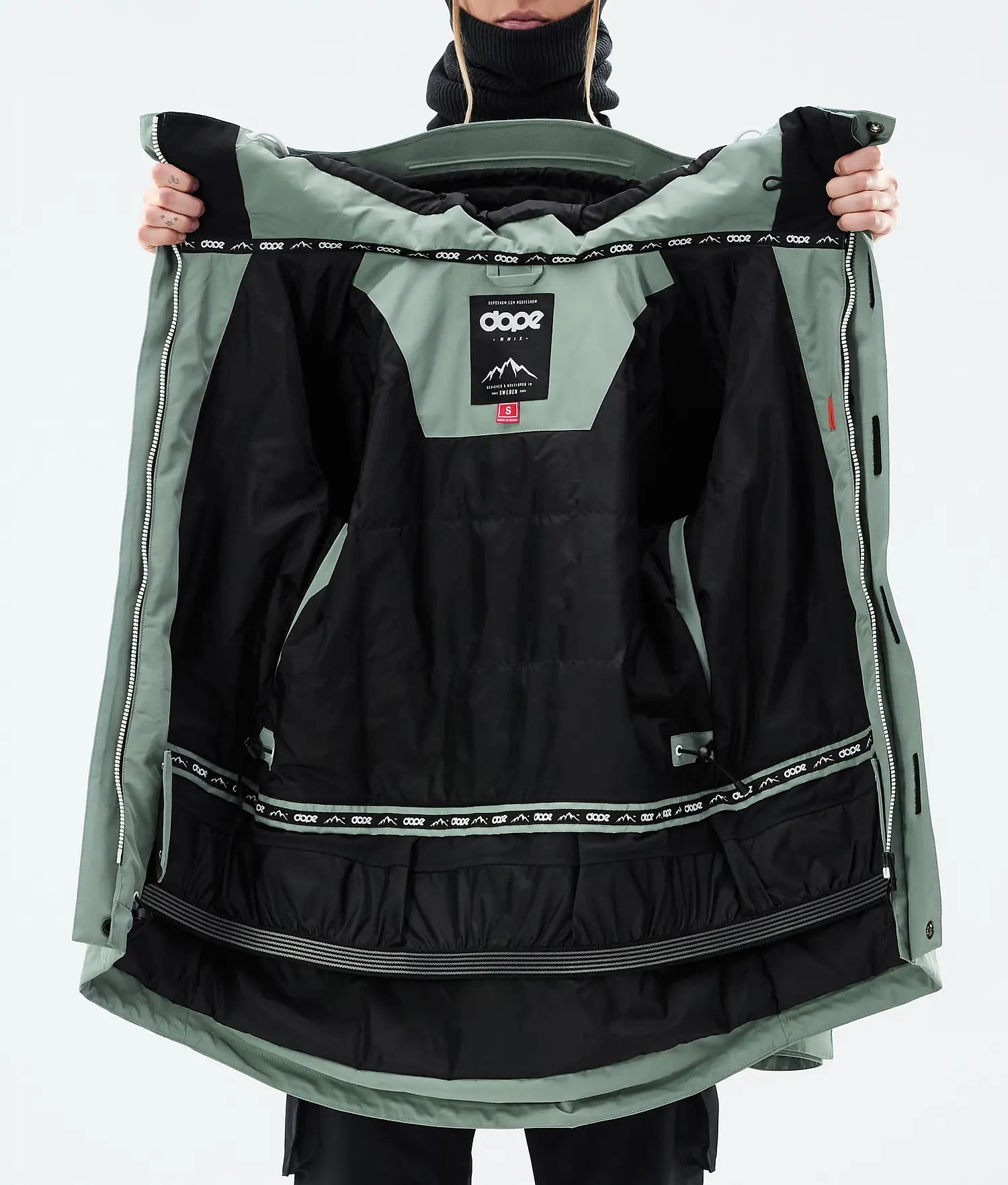 Adept W Snowboard Jacket Women Faded Green