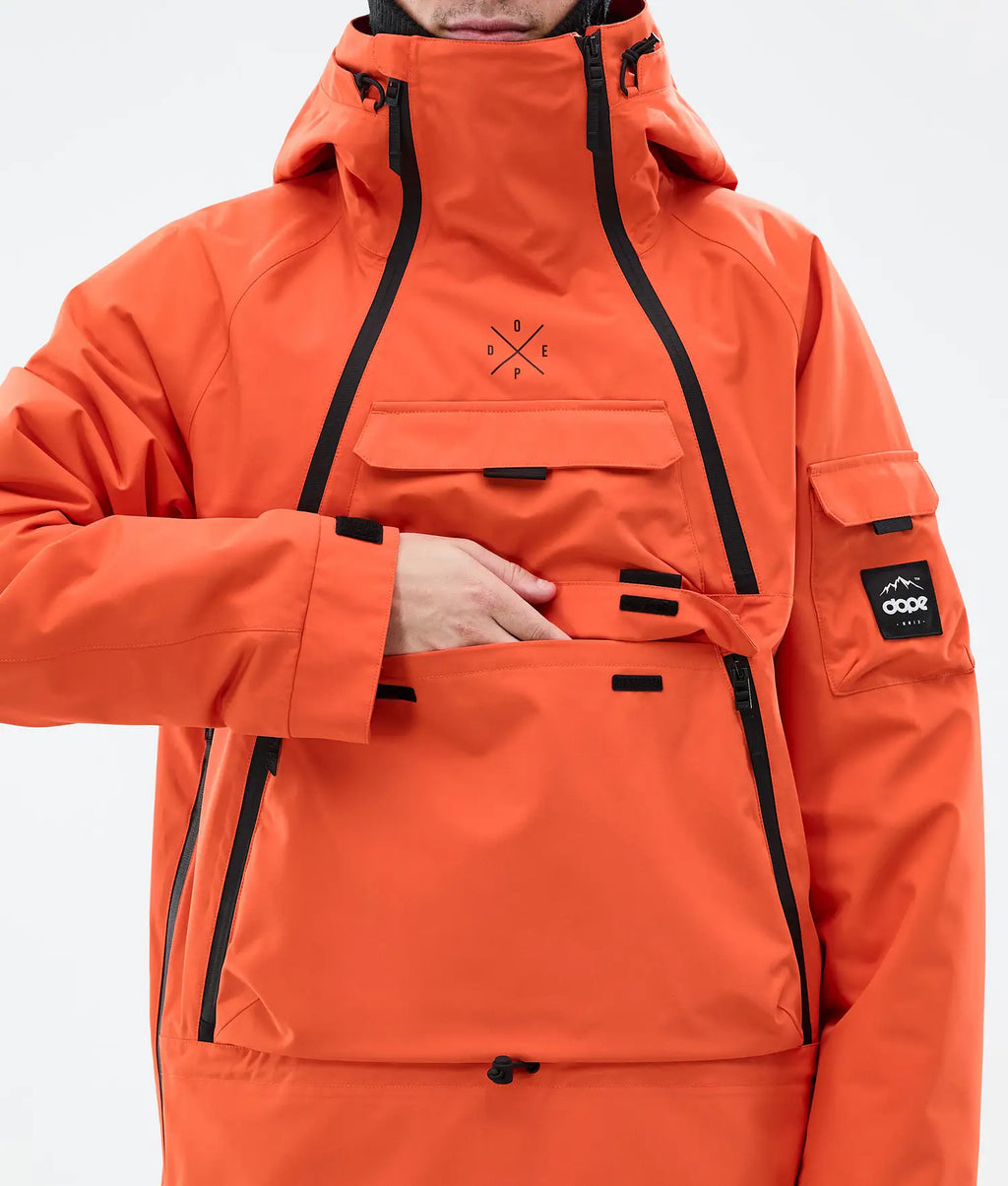 Akin Snowboard Jacket Men Orange