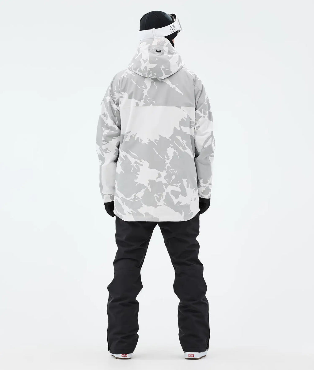 Akin Snowboard Jacket Men Grey Camo