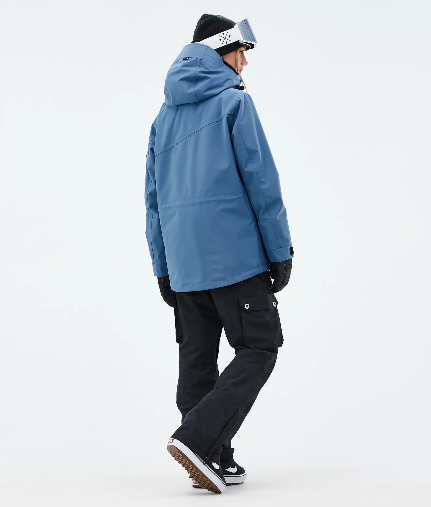 Adept W Snowboard Jacket Women Blue Steel