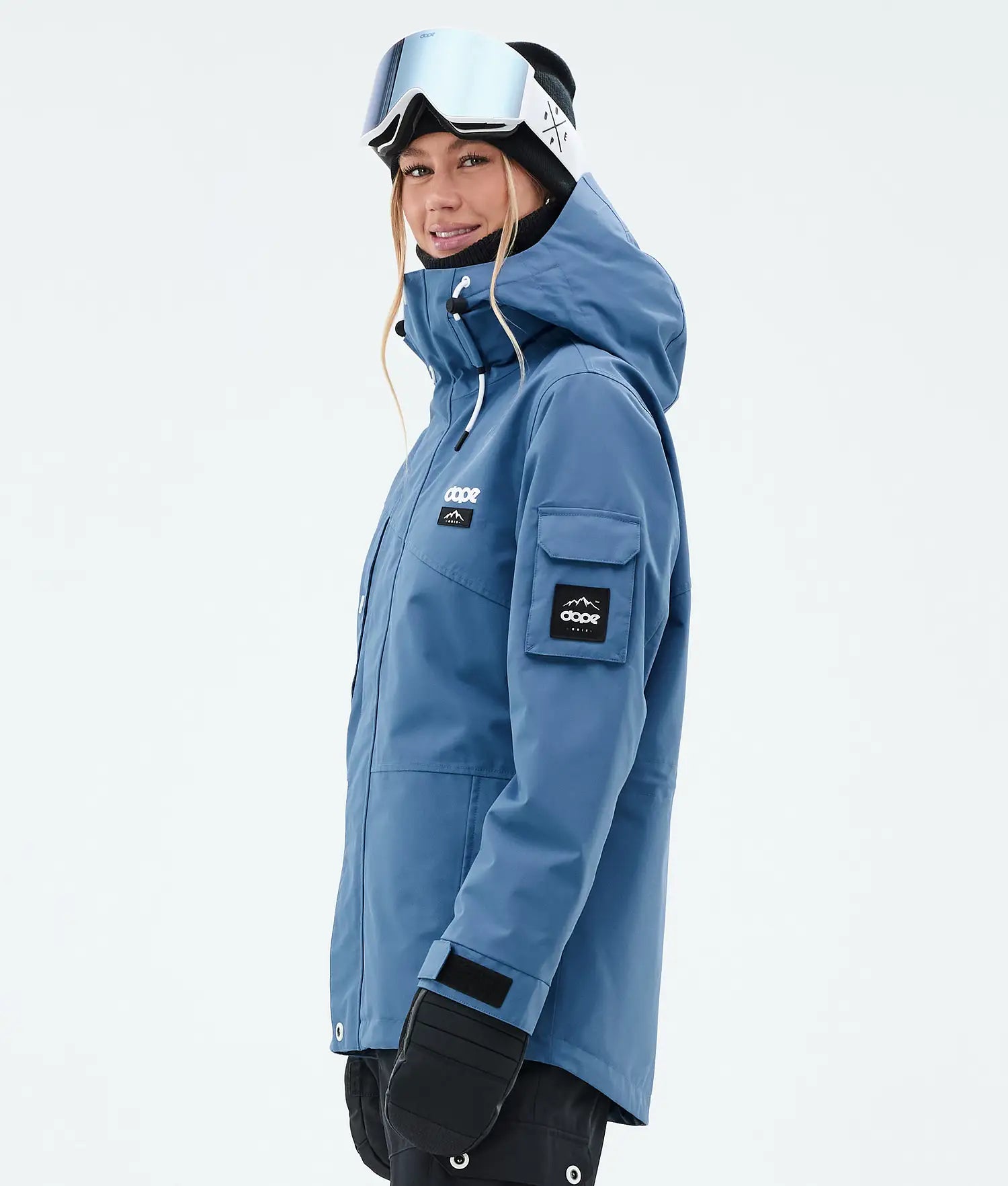 Adept W Snowboard Jacket Women Blue Steel