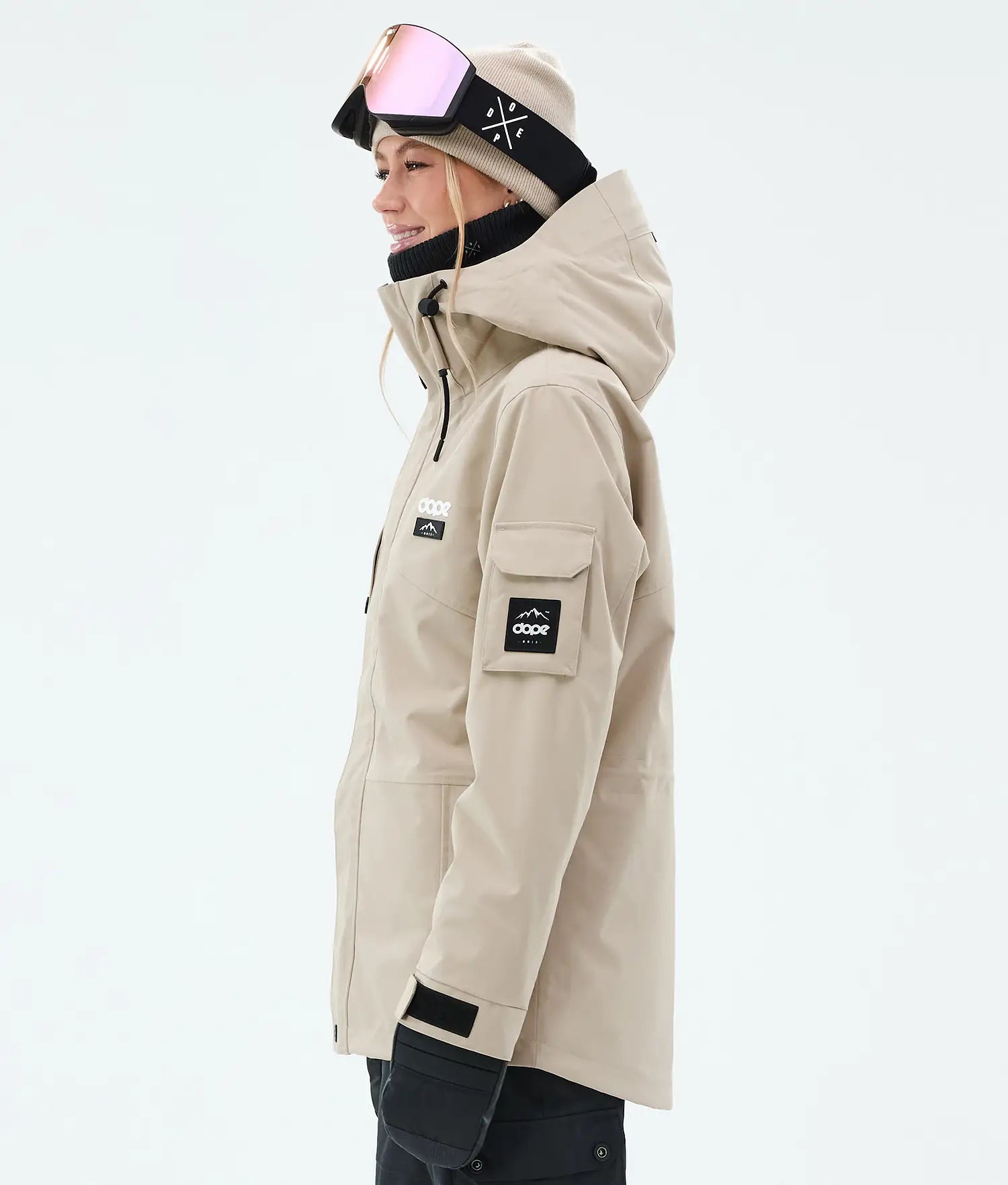 Adept W Snowboard Jacket Women Sand