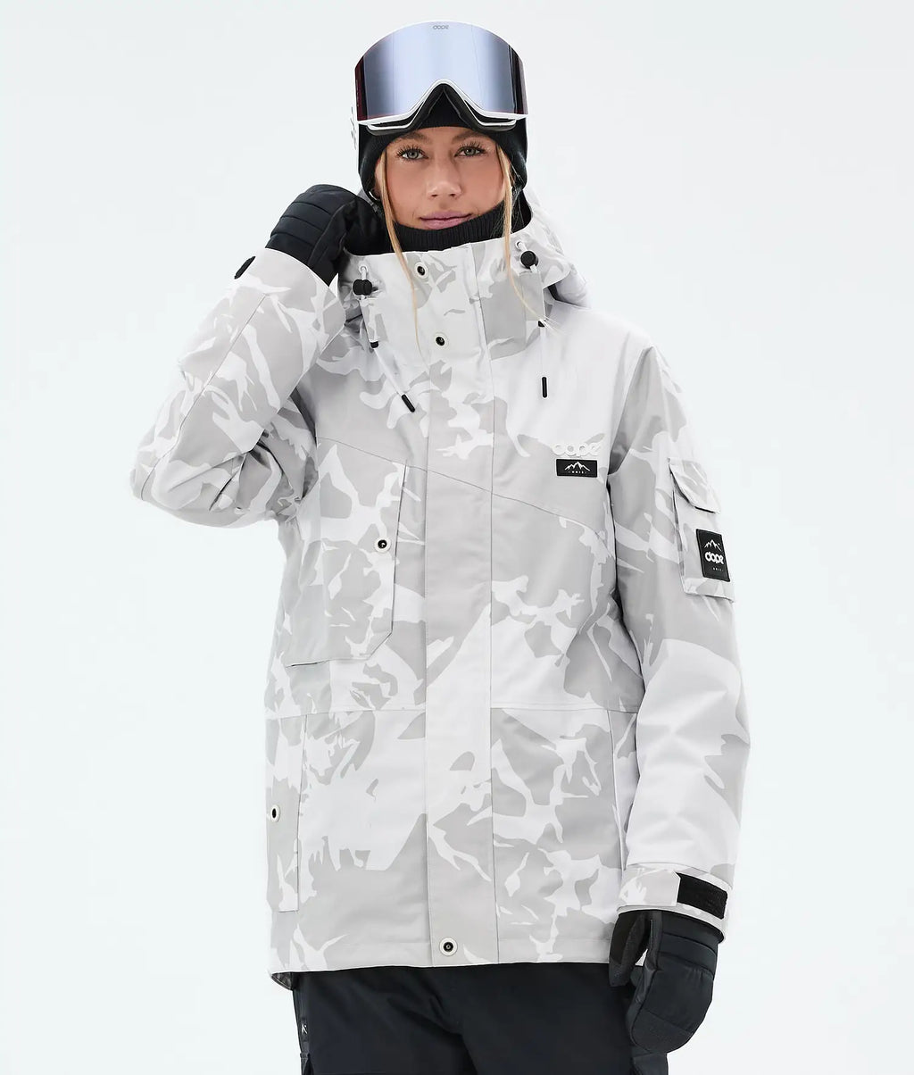 Adept W Snowboard Jacket Women Grey Camo