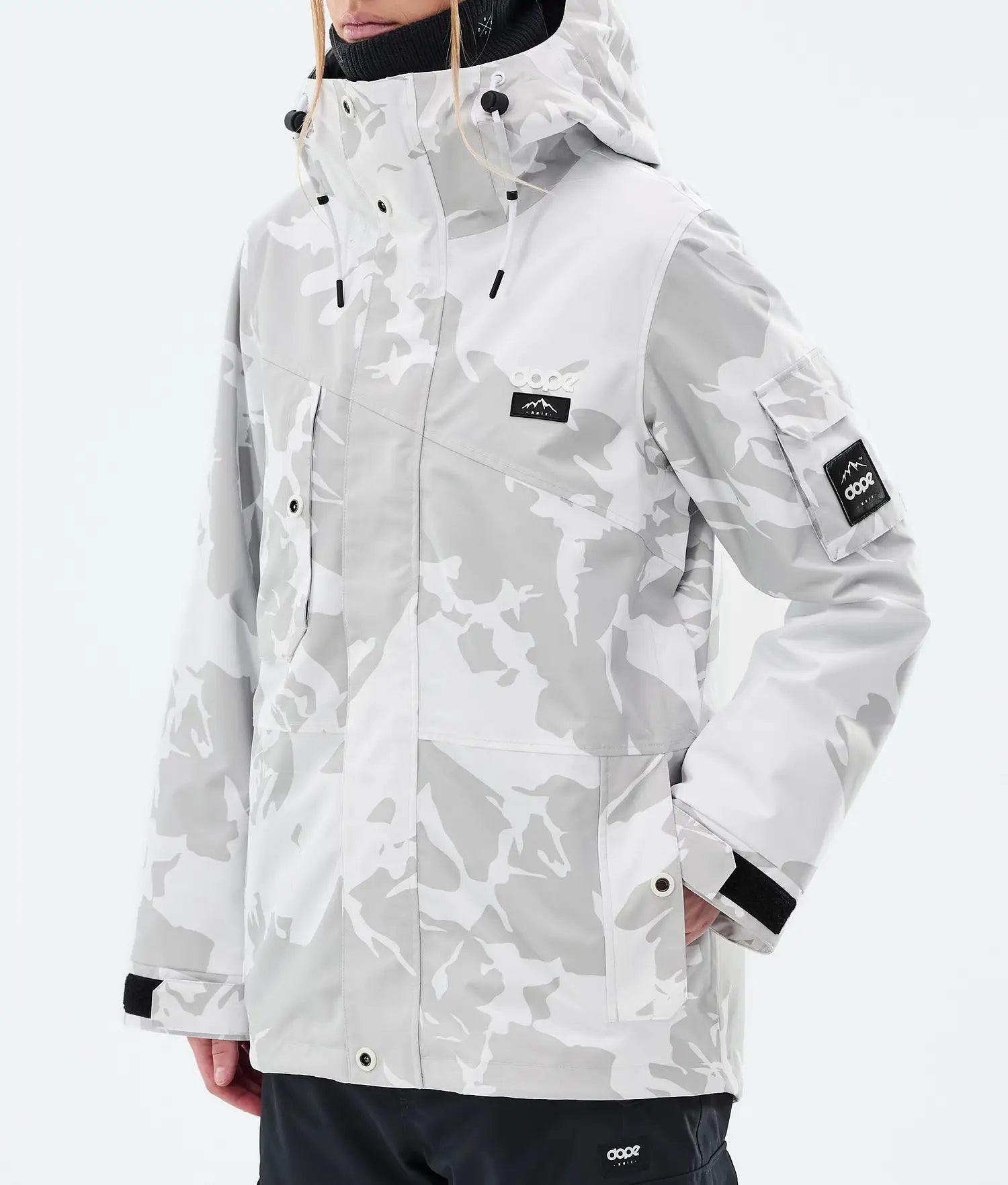 Adept W Snowboard Jacket Women Grey Camo