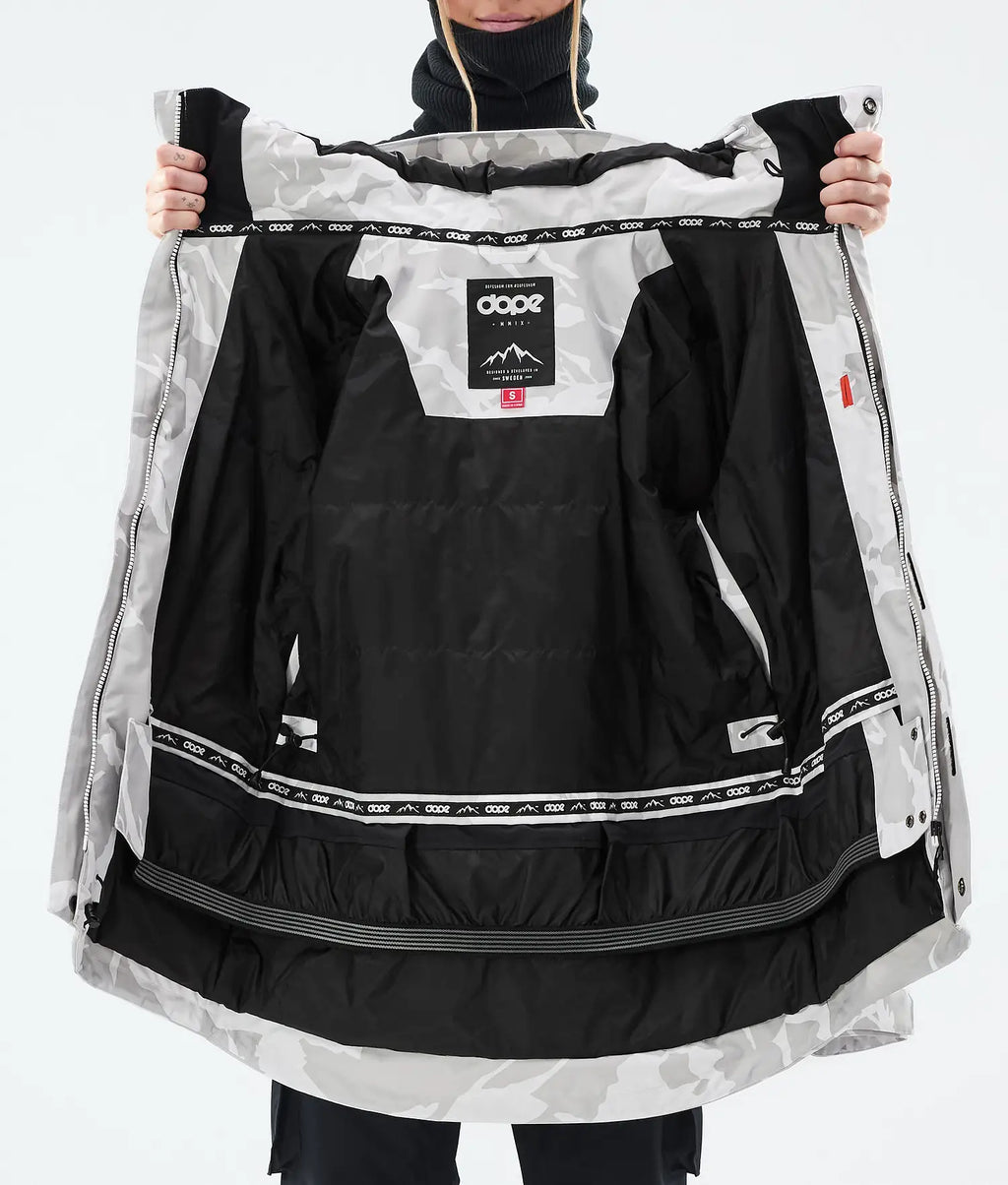 Adept W Snowboard Jacket Women Grey Camo