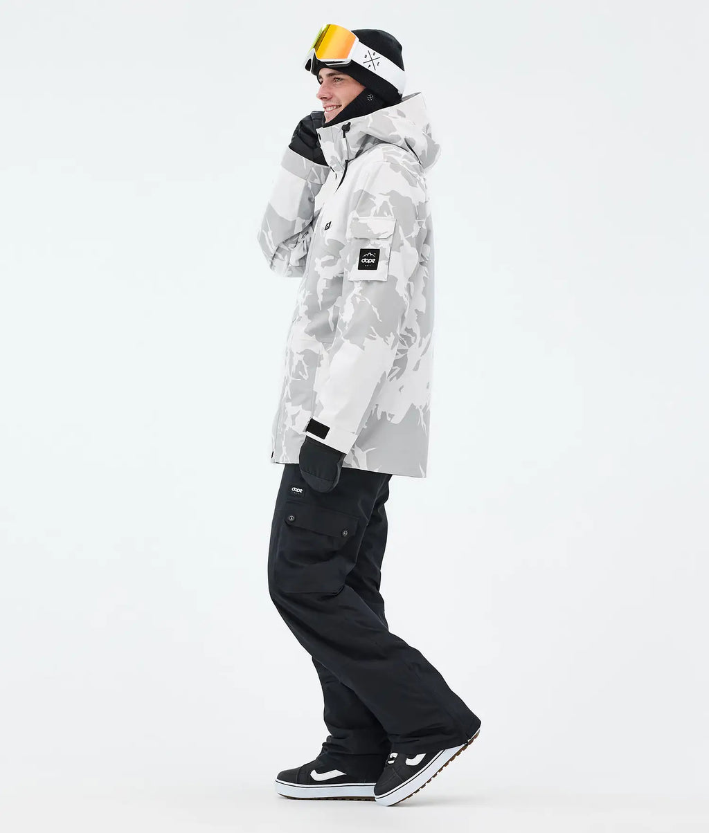 Adept Snowboard Jacket Men Grey Camo