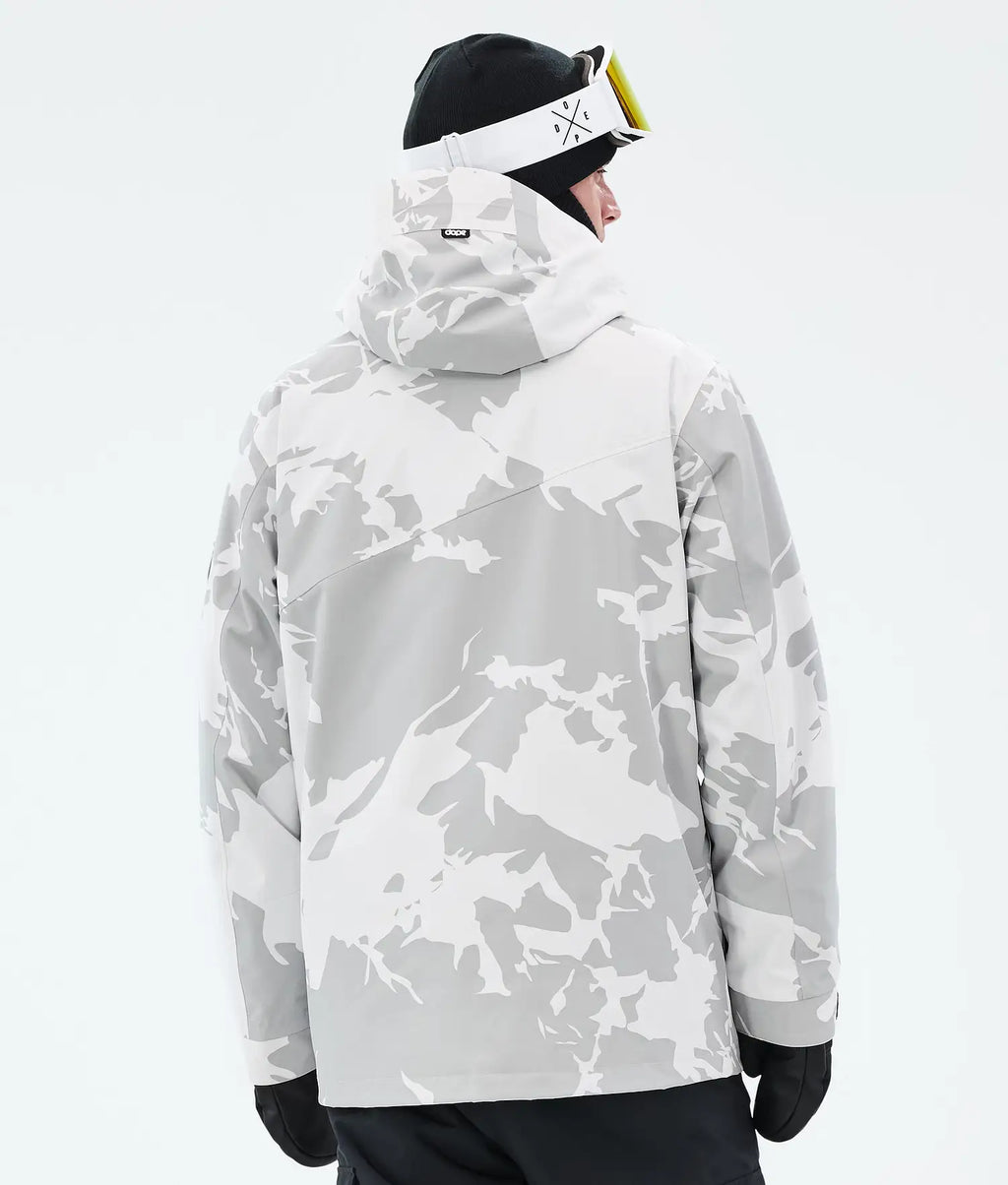 Adept Snowboard Jacket Men Grey Camo