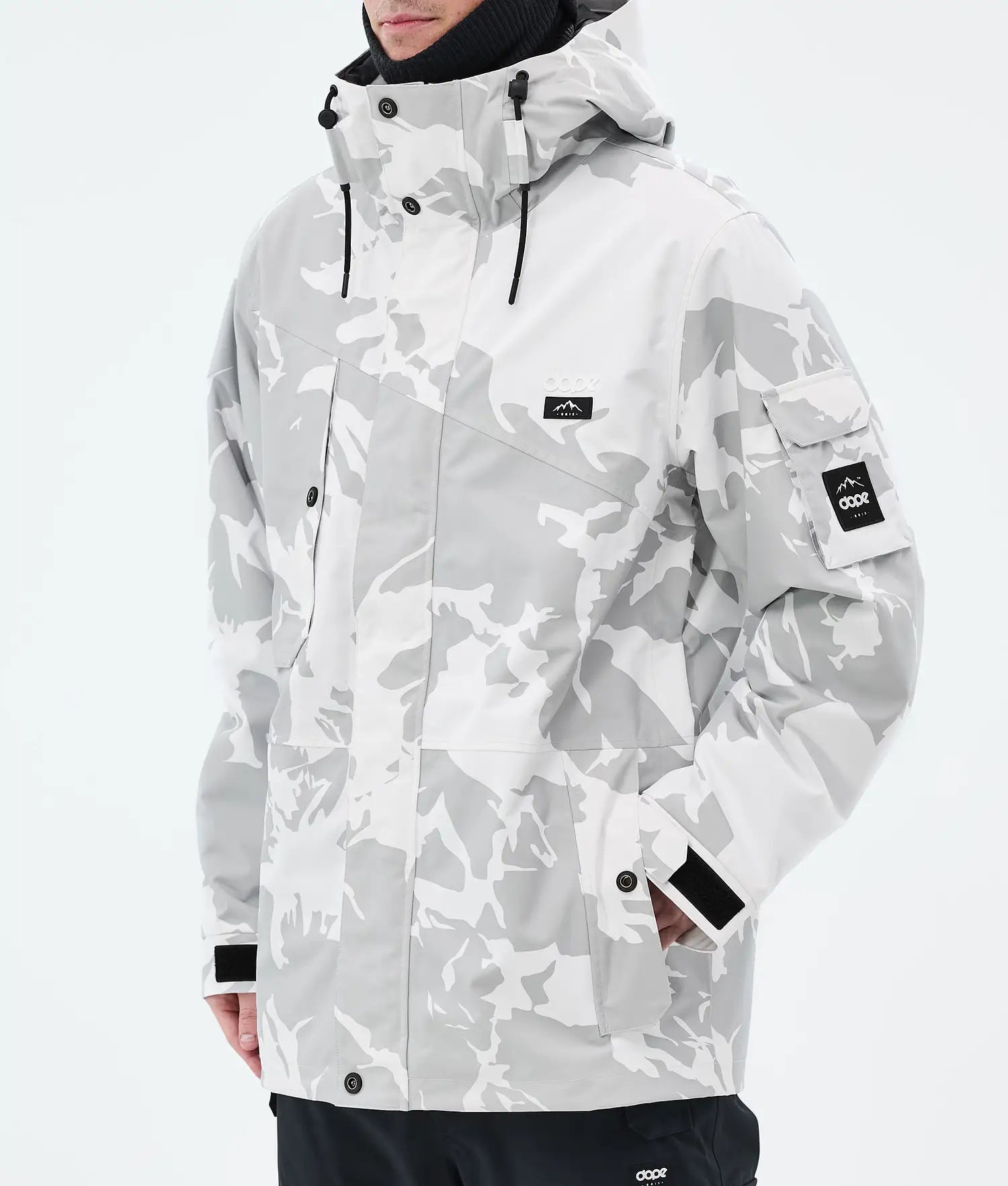 Adept Snowboard Jacket Men Grey Camo