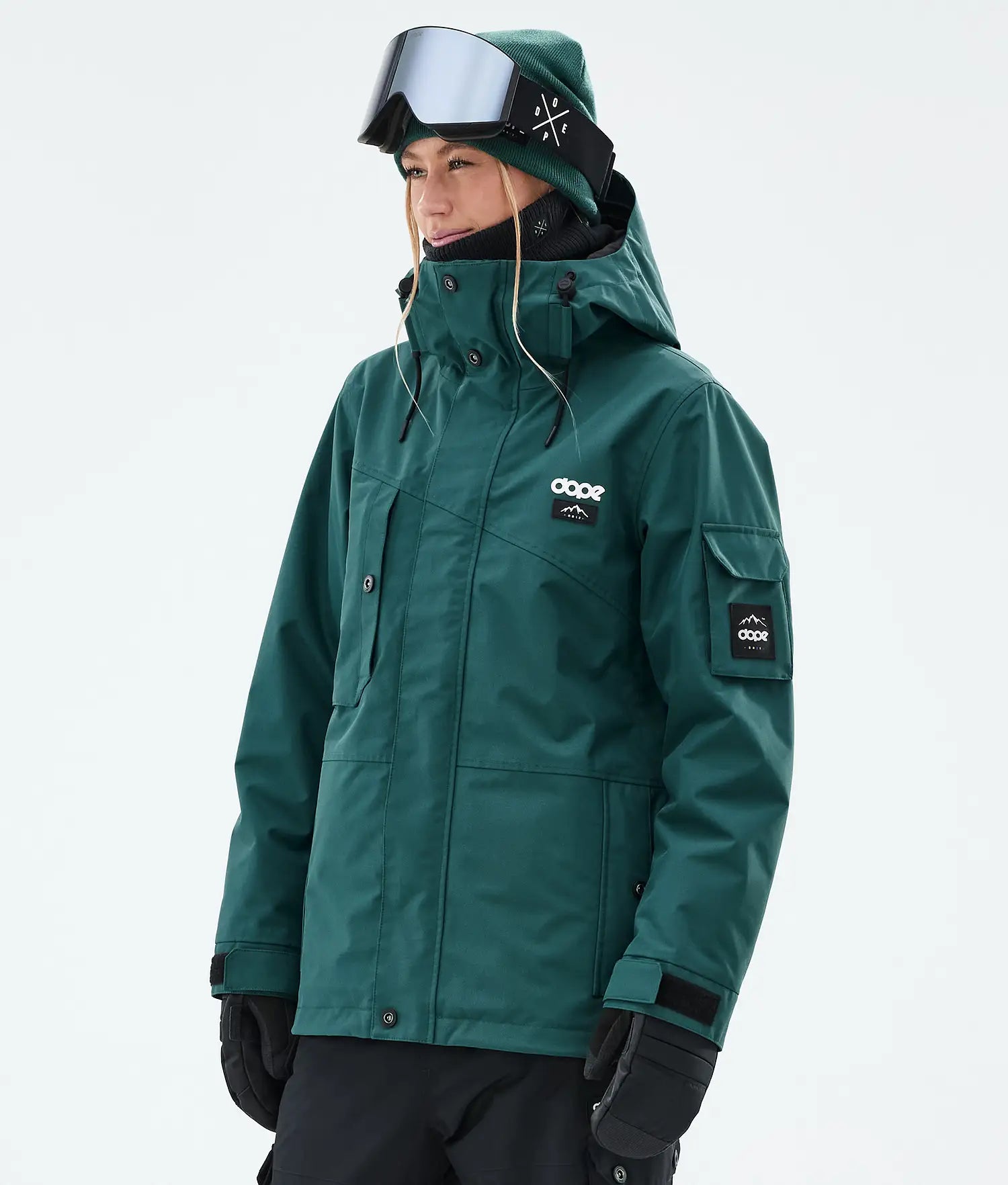 Adept W Snowboard Jacket Women Bottle Green