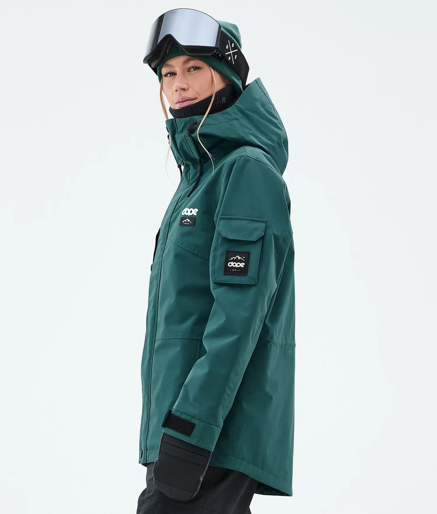 Adept W Snowboard Jacket Women Bottle Green