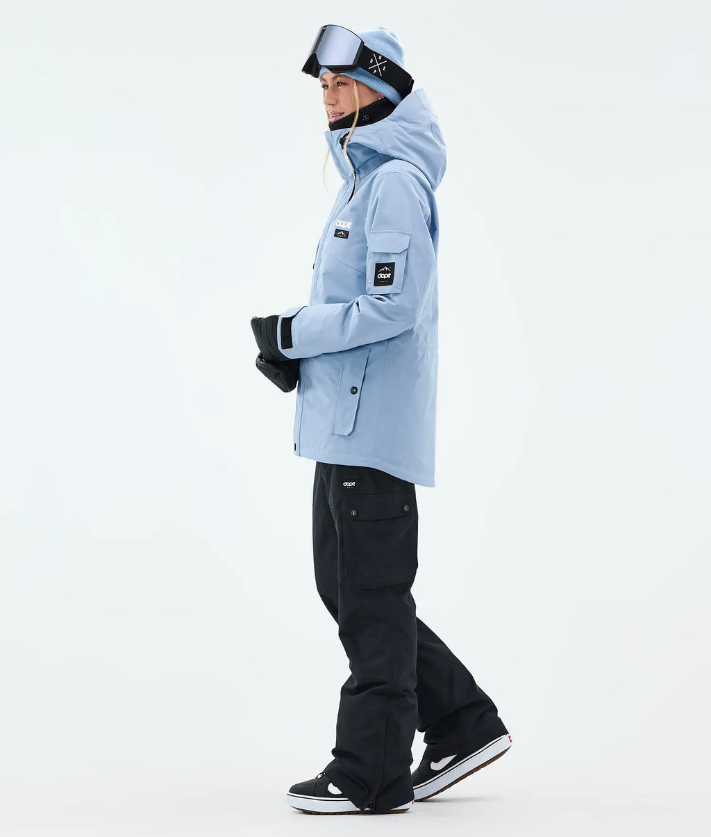 Adept W Snowboard Jacket Women Light Blue