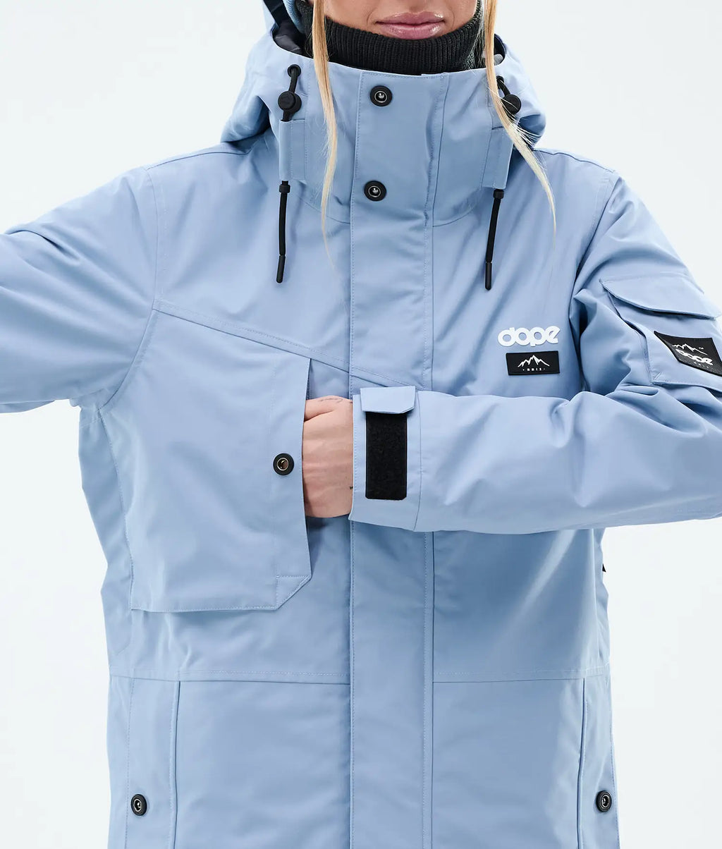 Adept W Snowboard Jacket Women Light Blue