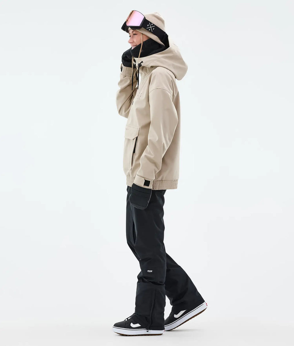 Cyclone W Snowboard Jacket Women Sand