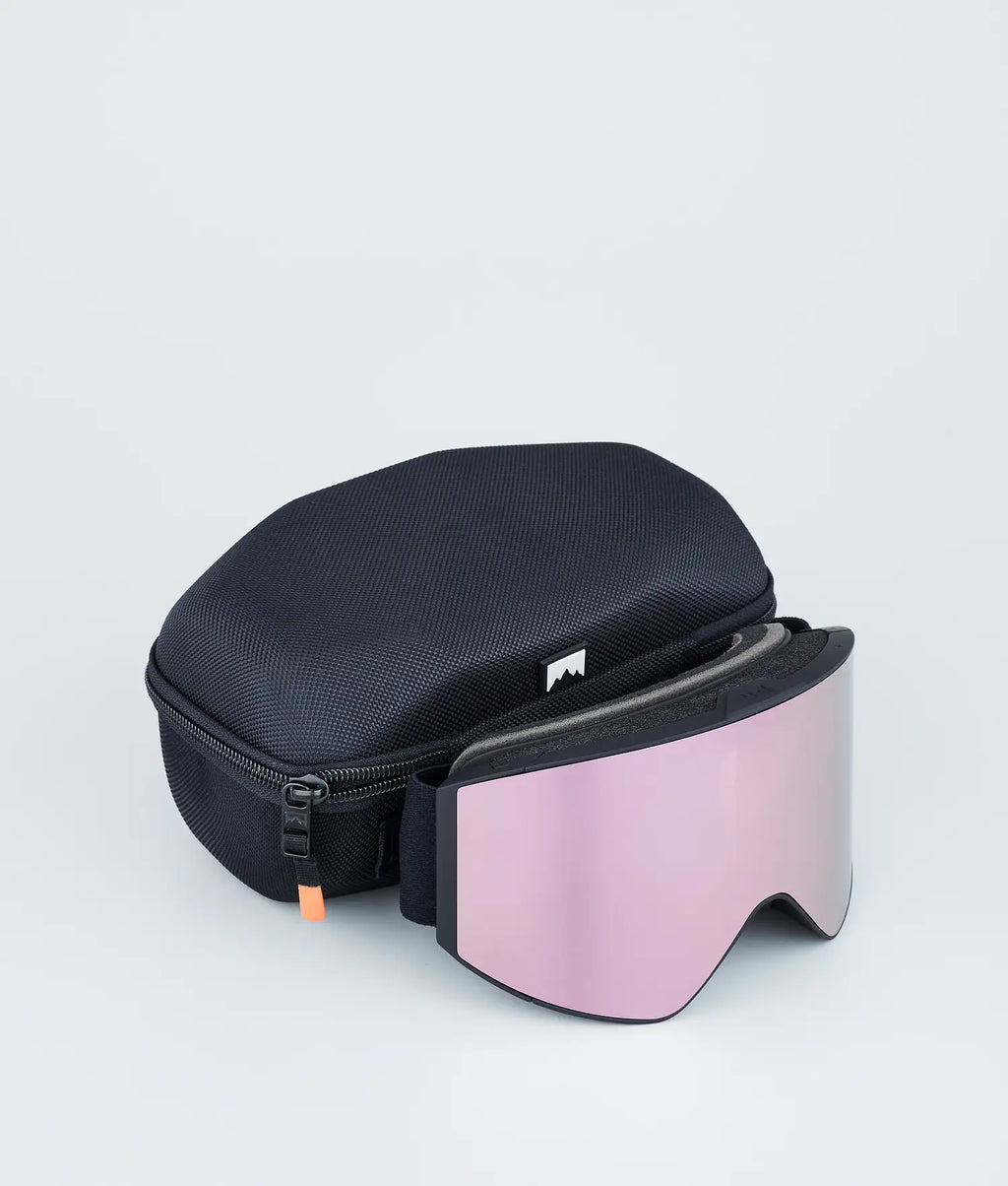 Scope Ski Goggles Black W/Black Rose Mirror
