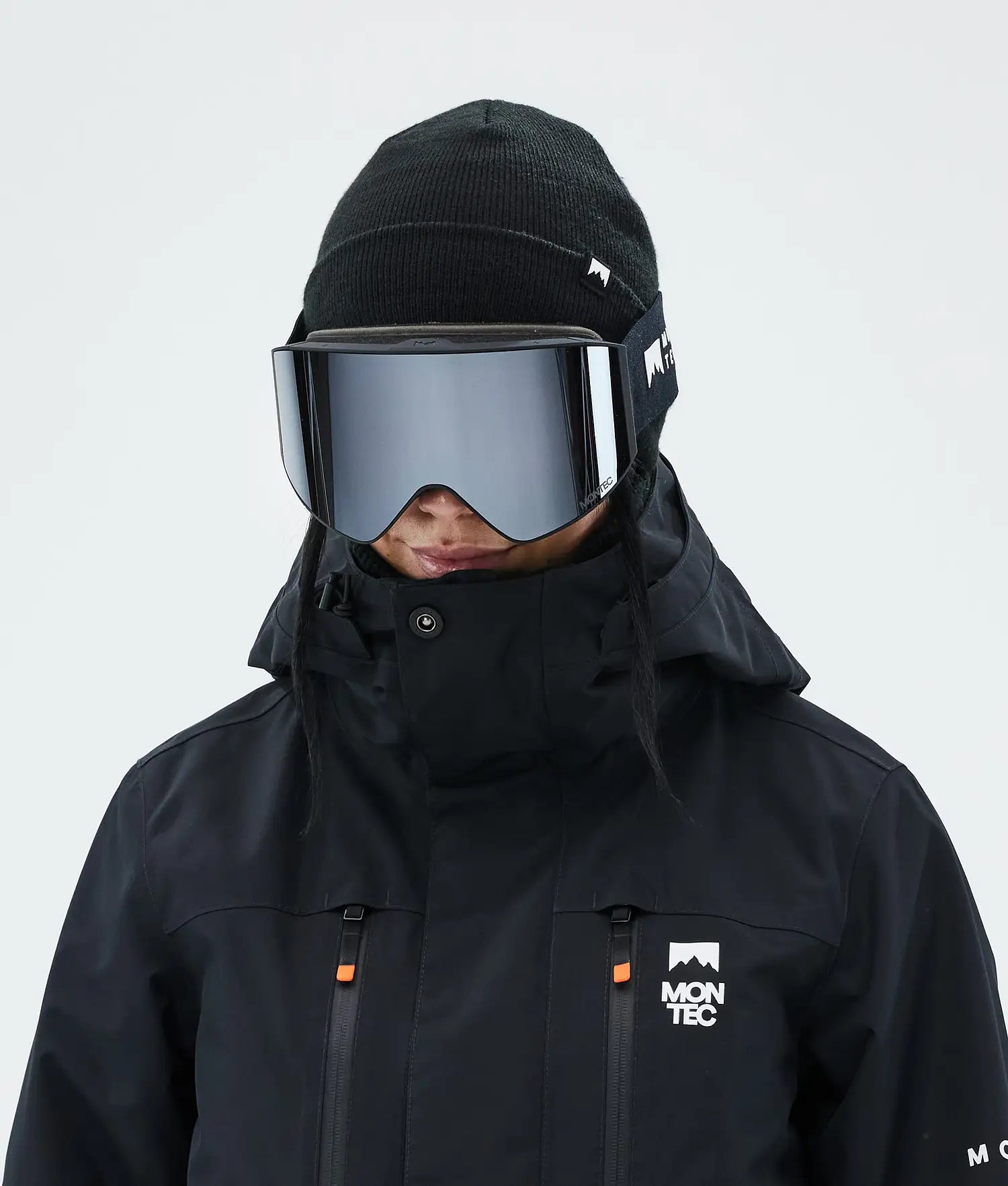 Scope Ski Goggles Black W/Black Black Mirror