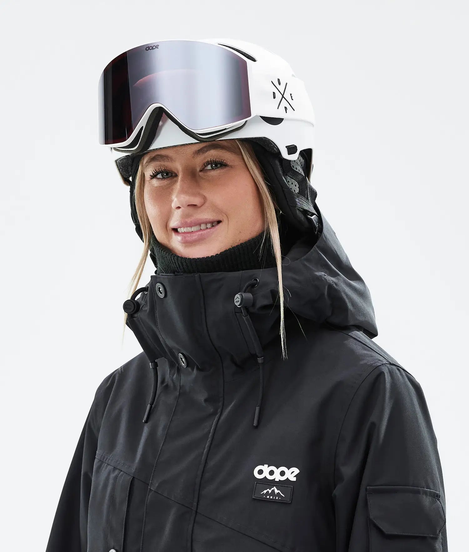 Macon 2.0 Ski Helmet Classic Matte White w/ Black