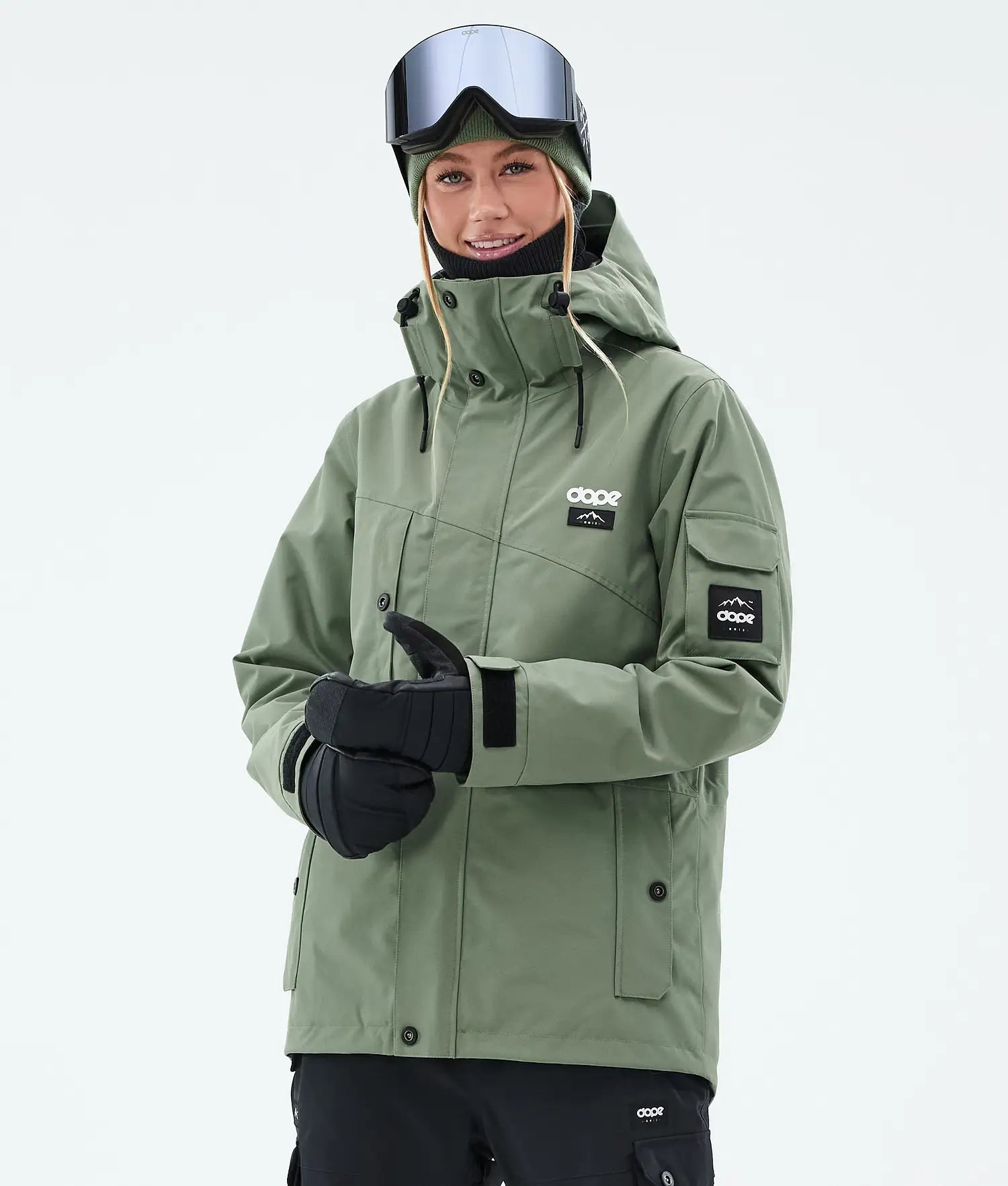Adept W Snowboard Jacket Women Moss Green