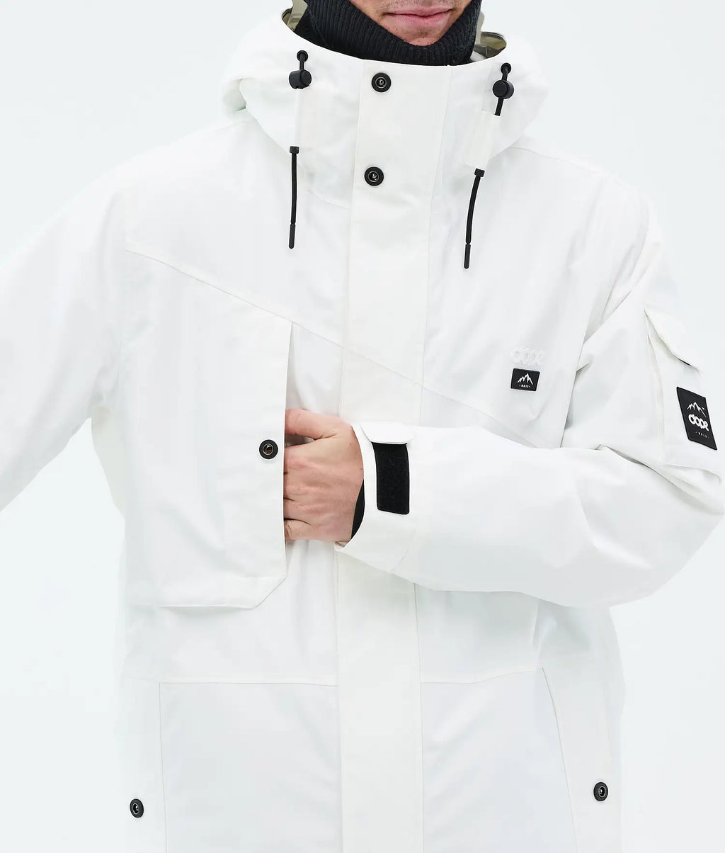 Adept Snowboard Jacket Men Whitish