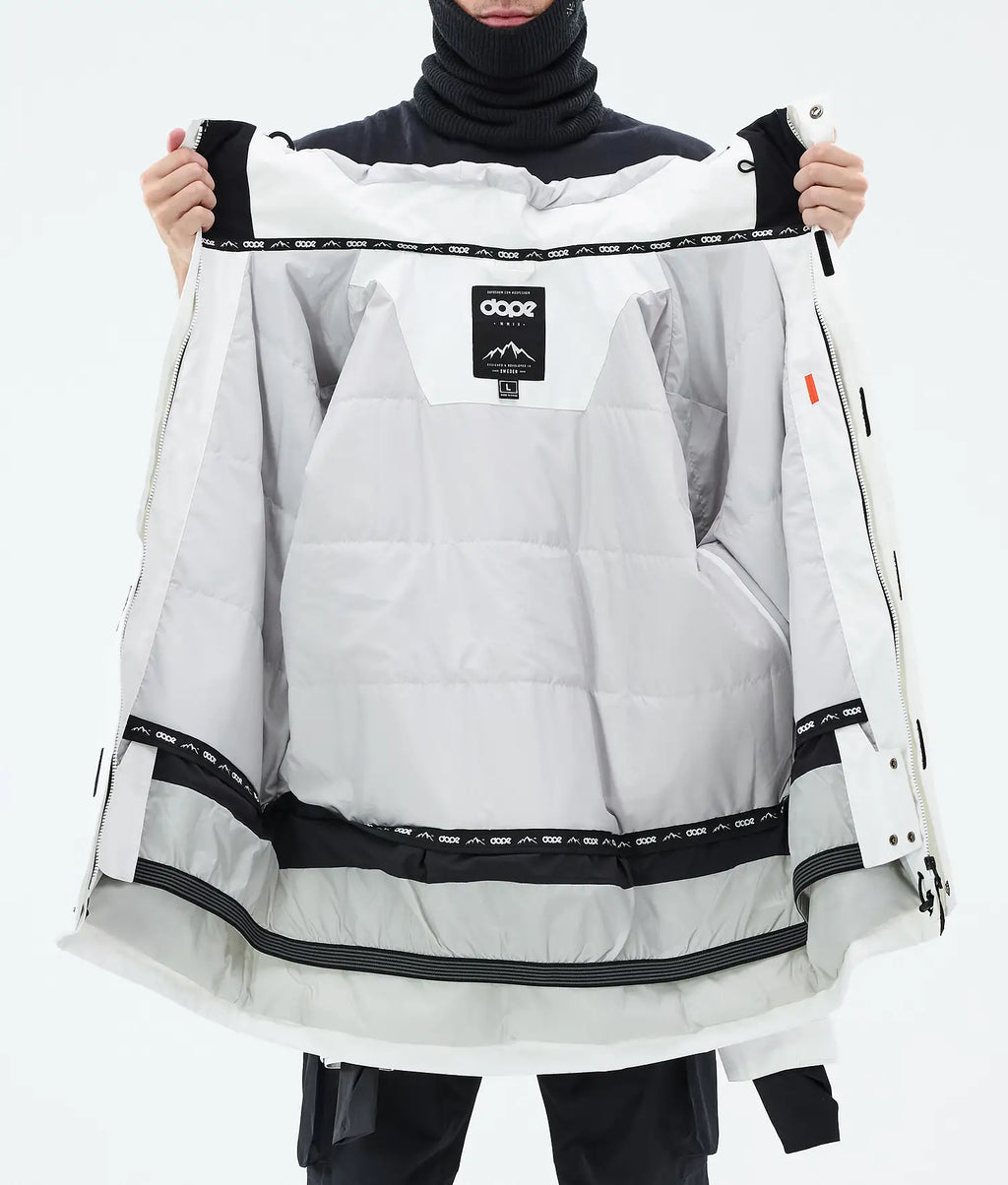 Adept Snowboard Jacket Men Whitish