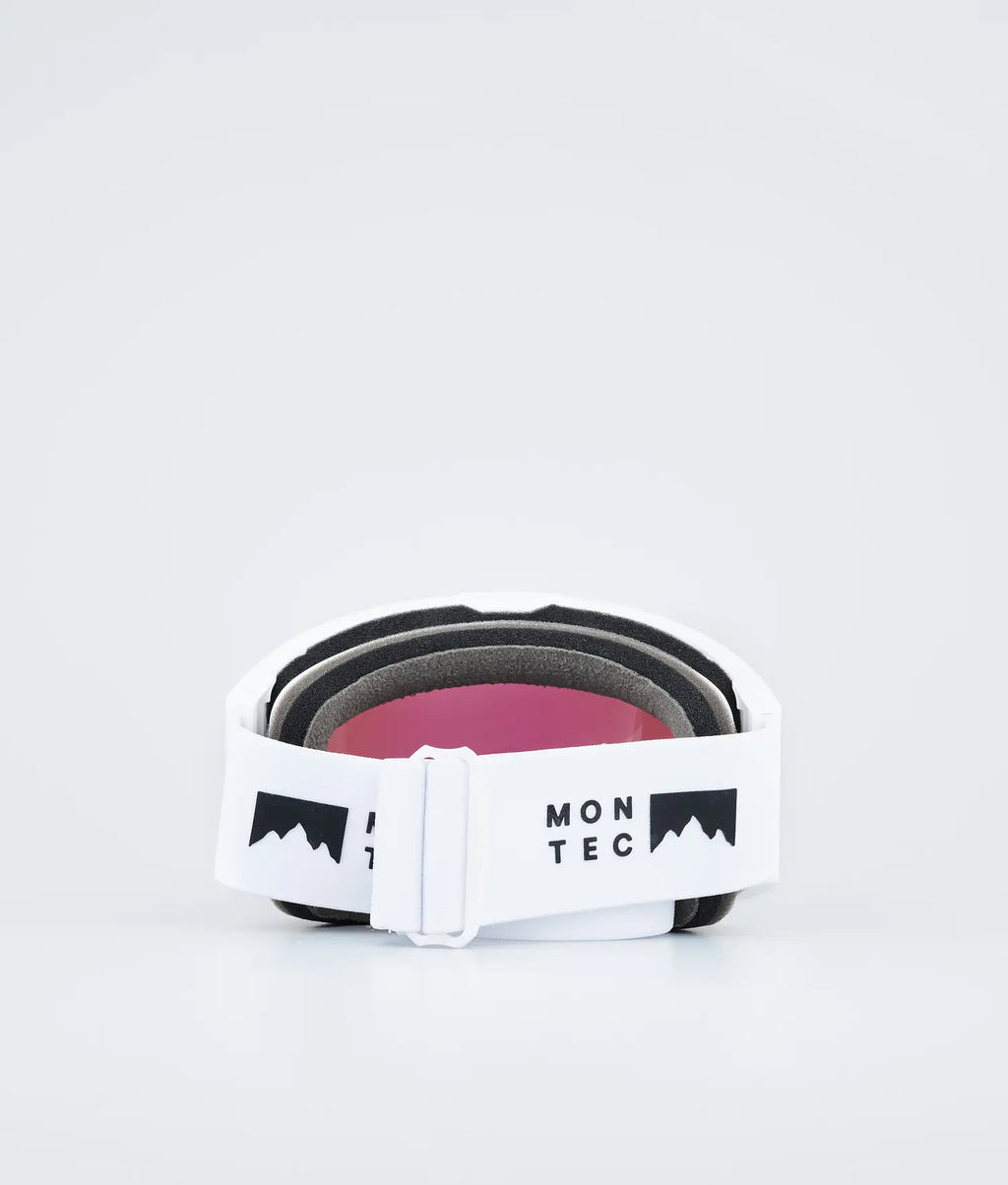 Scope Ski Goggles White W/Tourmaline Green Mirror