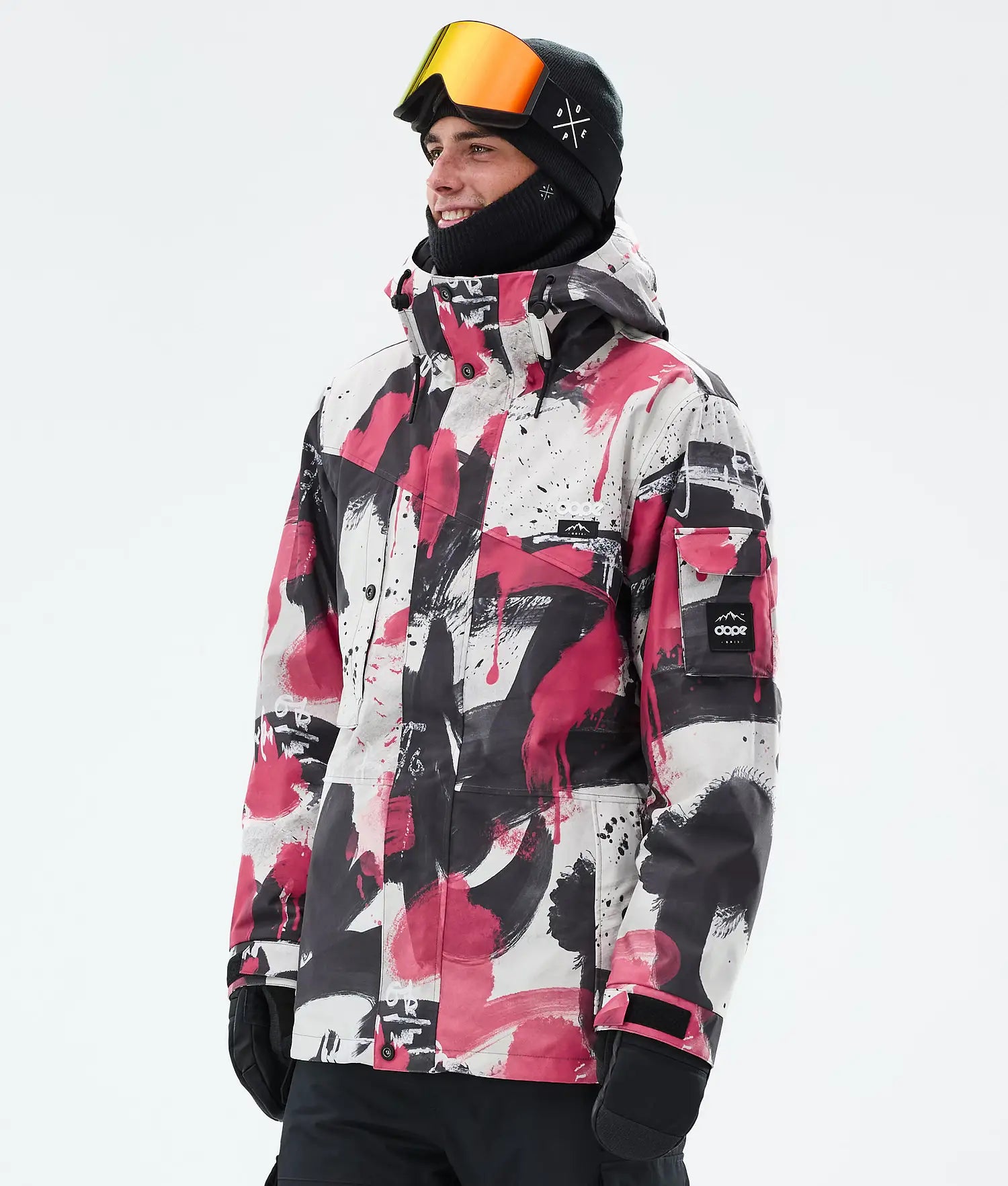 Adept Snowboard Jacket Men Doodle