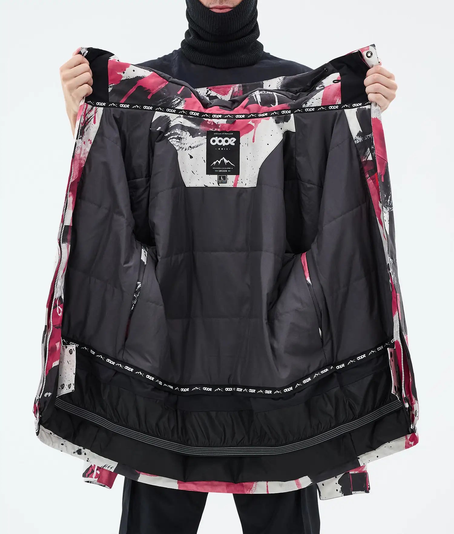 Adept Snowboard Jacket Men Doodle