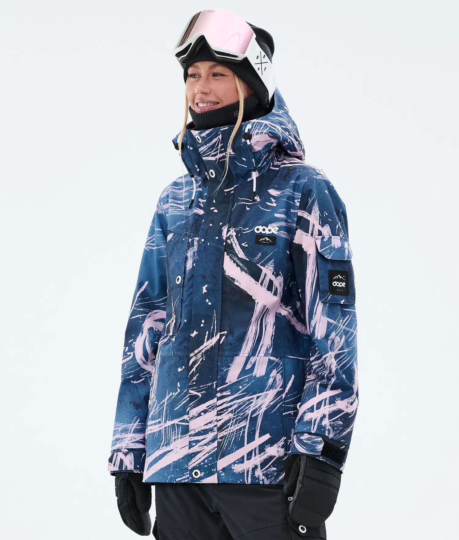 Adept W Snowboard Jacket Women Carvings Pink