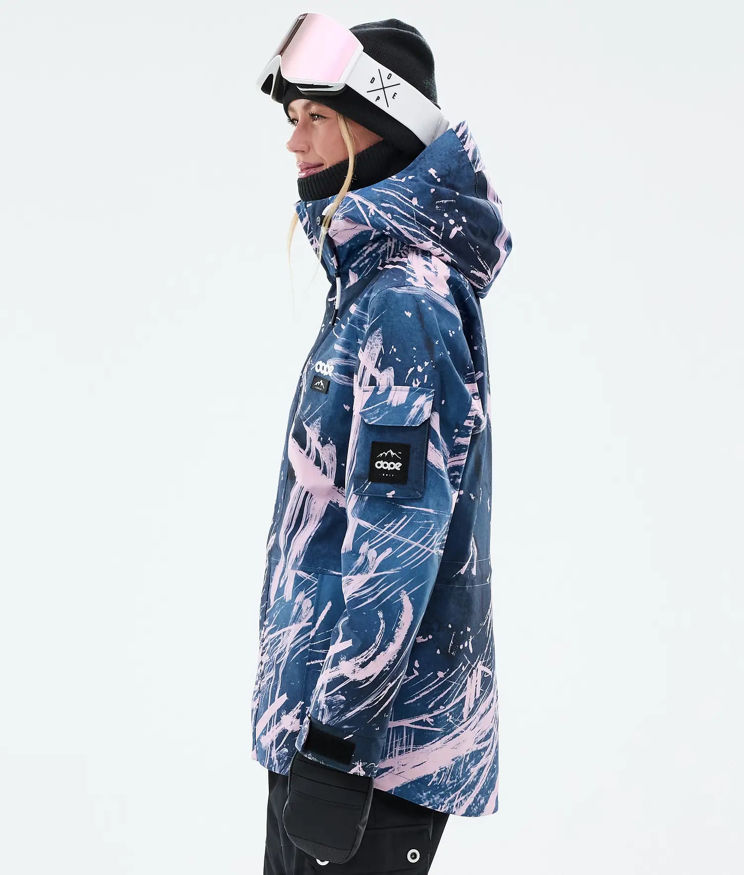 Adept W Snowboard Jacket Women Carvings Pink