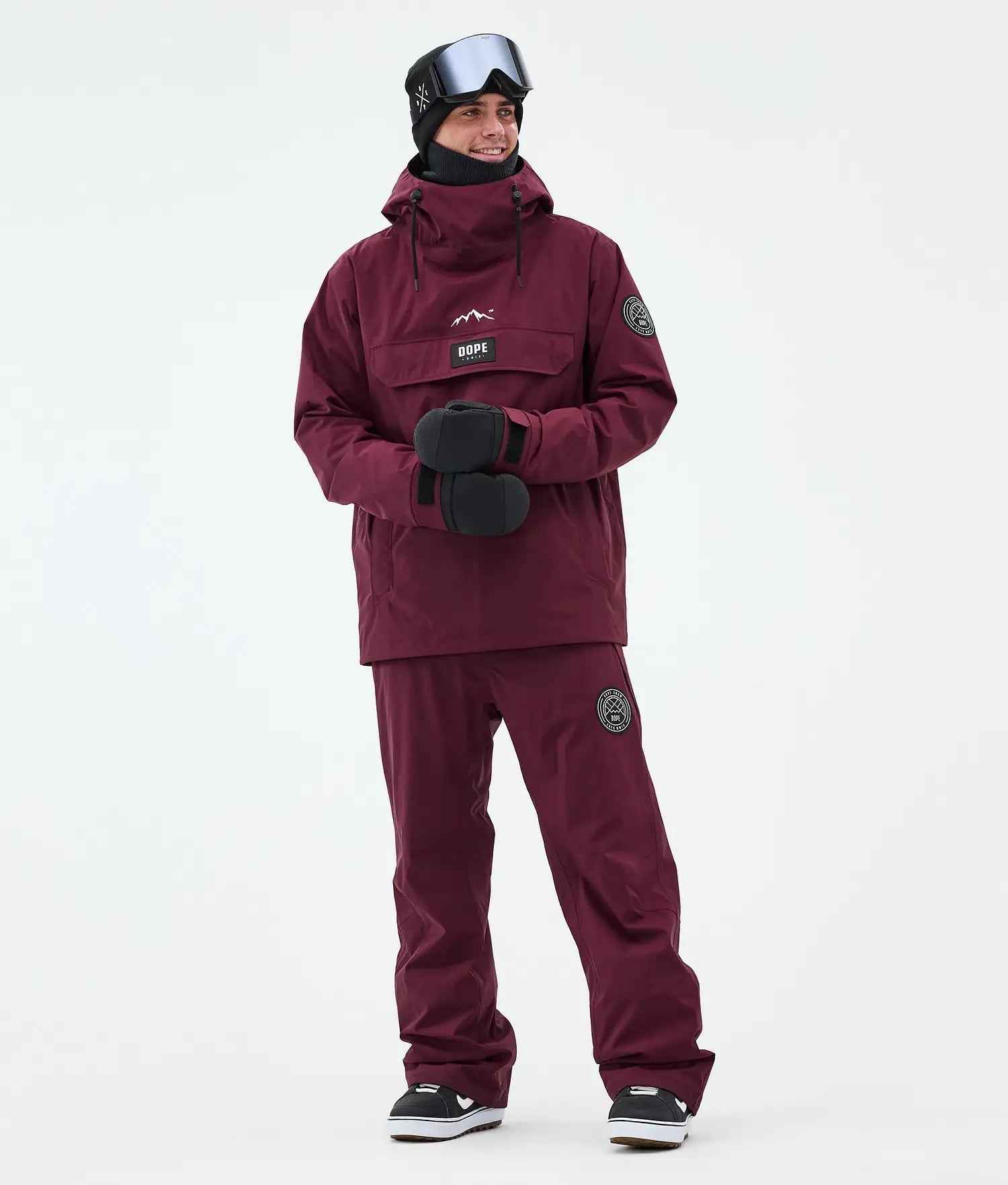 Blizzard Snowboard Pants Men Burgundy