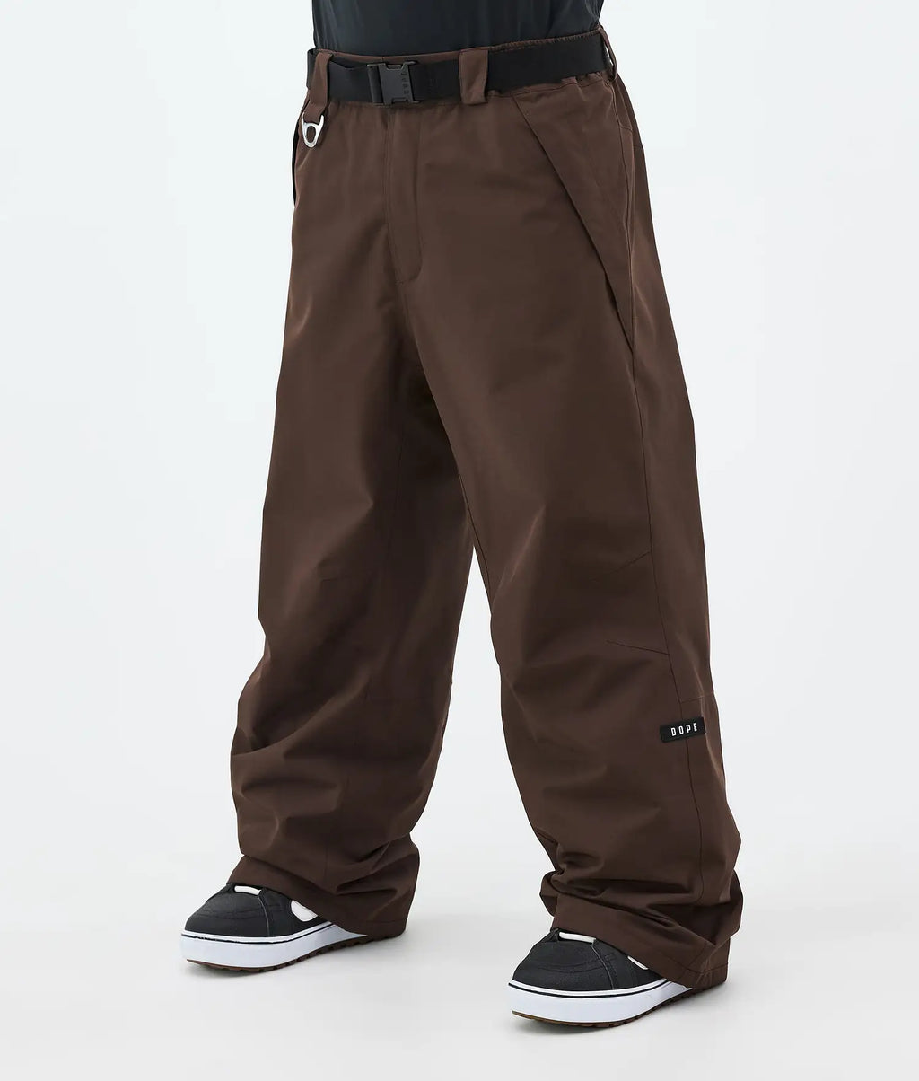 Big Snowboard Pants Men Dark Brown