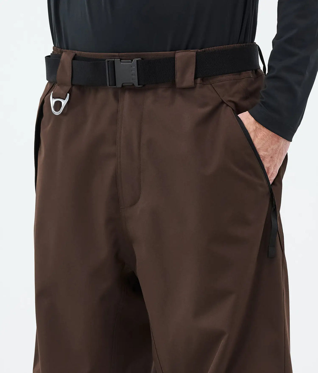 Big Snowboard Pants Men Dark Brown