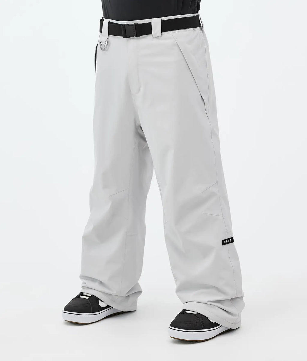 Big Snowboard Pants Men Light Grey