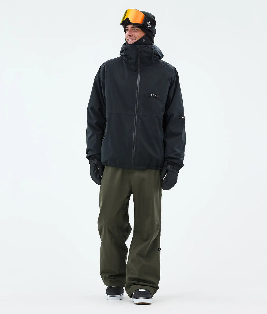 Big Snowboard Pants Men Olive Green